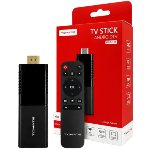 TV Stick Tomate  4K - Todos canais + Streamings