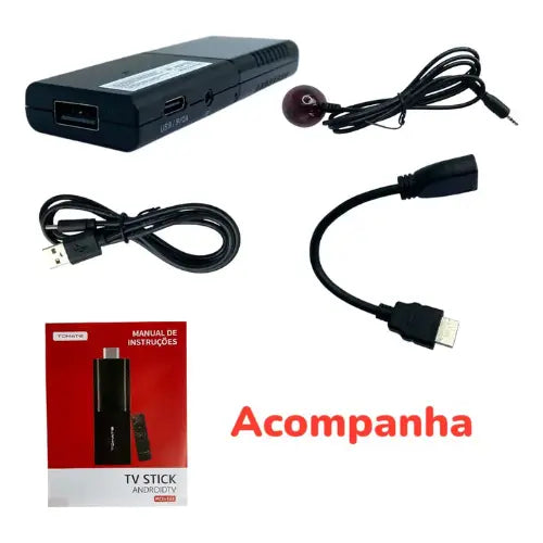 TV Stick Tomate  4K - Todos canais + Streamings